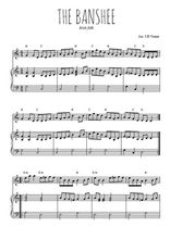 Téléchargez l'arrangement de la partition de irlande-the-banshee en PDF pour Mélodie et piano