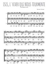 Téléchargez l'arrangement de la partition de Jean-Baptiste-Lully-L-hiver-qui-nous-tourmente en PDF à trois voix