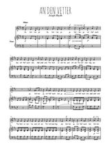 Téléchargez l'arrangement de la partition de Joseph-Haydn-An-den-Vetter en PDF pour Chant et piano