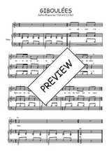 Téléchargez l'arrangement de la partition de Julien-Rousseau-Gerard-Cochet-Giboulees en PDF pour Chant et piano