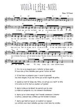 Téléchargez l'arrangement de la partition de La-Bolduc-Voila-le-Pere-Noel en PDF à deux voix