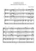 Téléchargez l'arrangement de la partition de La Marseillaise en PDF pour trois voix mixtes et piano