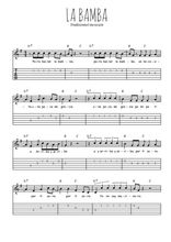 Téléchargez la tablature de la musique mexique-la-bamba en PDF