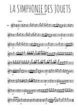 Téléchargez l'arrangement de la partition en Sib de la musique La symphonie des jouets en PDF