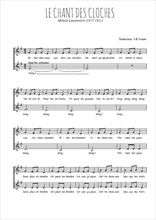 Téléchargez l'arrangement de la partition de Noël - Le chant des Cloches (Carol of the bells) en PDF à deux voix