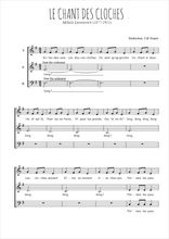 Téléchargez l'arrangement de la partition de Noël - Le chant des Cloches (Carol of the bells) en PDF à trois voix