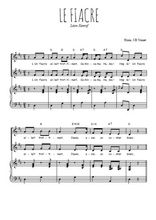 Téléchargez l'arrangement de la partition de Le fiacre en PDF pour deux voix égales et piano