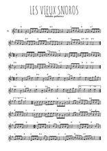 Téléchargez la partition de la musique quebec-les-vieux-snoros en PDF, pour flûte traversière