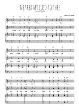 Téléchargez l'arrangement de la partition de Nearer my god to thee en PDF pour deux voix égales et piano