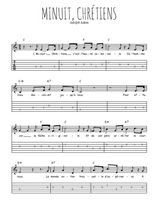 Téléchargez la tablature de la musique noel-minuit-chretien en PDF