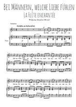Téléchargez la partition de Bei Männern, welche Liebe fühlen en PDF pour Chant et piano