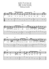 Téléchargez la tablature de la musique bresil-nesta-rua en PDF