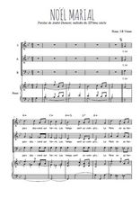 Téléchargez la partition de Noël marial en PDF pour 3 voix SAB et piano