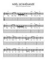 Téléchargez la tablature de la musique noel-de-rhenanie en PDF