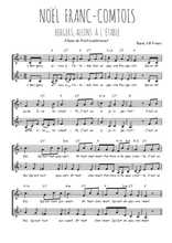 Téléchargez l'arrangement de la partition de Traditionnel-Noel-franc-comtois en PDF à deux voix