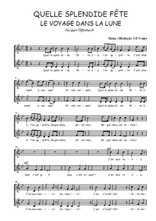 Téléchargez l'arrangement de la partition de Jacques-Offenbach-Quelle-splendide-fete en PDF à deux voix