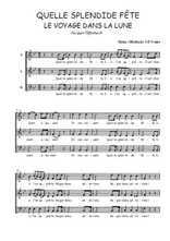 Téléchargez l'arrangement de la partition de Jacques-Offenbach-Quelle-splendide-fete en PDF à trois voix