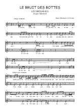 Téléchargez l'arrangement de la partition de Jacques-Offenbach-Le-bruit-des-bottes en PDF à deux voix