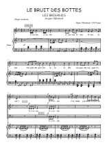 Téléchargez l'arrangement de la partition de Le bruit des bottes en PDF pour trois voix mixtes et piano
