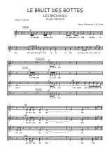 Téléchargez l'arrangement de la partition de Jacques-Offenbach-Le-bruit-des-bottes en PDF à quatre voix