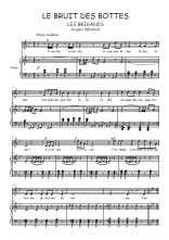 Téléchargez la partition de Le bruit des bottes en PDF pour Chant et piano