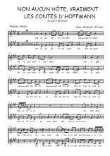 Téléchargez l'arrangement de la partition de Jacques-Offenbach-Non-aucun-hote-vraiment en PDF à deux voix