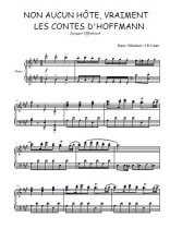 Téléchargez l'arrangement de la partition de Non aucun hôte, vraiment en PDF pour trois voix mixtes et piano