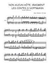 Téléchargez l'arrangement de la partition de Non aucun hôte, vraiment en PDF pour 4 voix mixtes et piano