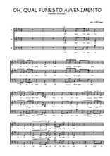 Téléchargez l'arrangement de la partition de Gaetano-Donizetti-Oh-qual-funesto-avvenimento en PDF à trois voix