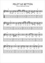 Téléchargez la tablature de la musique Traditionnel-Pelot-de-Betton en PDF