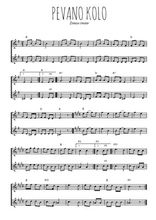 Téléchargez l'arrangement de la partition de danse-croate-pevano-kolo en PDF à deux voix