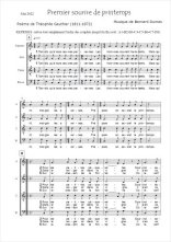 Théophile Gauthier / Roger Dumas - Premier sourire de printemps SATB