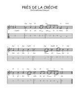 Téléchargez la tablature de la musique Traditionnel-Pres-de-la-creche en PDF