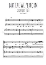 Téléchargez l'arrangement de la partition de But ere we this perform en PDF pour deux voix égales et piano