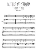 Téléchargez l'arrangement de la partition de Henry-Purcell-But-ere-we-this-perform en PDF pour Chant et piano