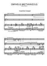 Téléchargez l'arrangement de la partition de Henry-Purcell-Sound-the-trumpet en PDF pour Chant et piano