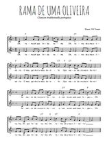 Téléchargez l'arrangement de la partition de Traditionnel-Rama-de-uma-oliveira en PDF à deux voix