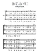 Téléchargez l'arrangement de la partition de jean-philippe-rameau-hymne-a-la-nuit en PDF pour trois voix d'hommes