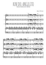 Téléchargez l'arrangement de la partition de Rin del angelito en PDF pour trois voix mixtes et piano