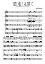 Téléchargez l'arrangement de la partition de Rin del angelito en PDF pour 4 voix mixtes et piano