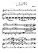 Téléchargez l'arrangement de la partition de robert-schumann-petite-chanson-op68 en PDF pour Mélodie et piano