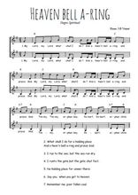 Téléchargez l'arrangement de la partition de Traditionnel-Heaven-bell-a-ring en PDF à deux voix
