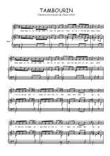 Téléchargez l'arrangement de la partition de Traditionnel-Tambourin en PDF pour Chant et piano