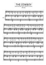 Téléchargez la partition de The cowboy en PDF pour Chant et piano