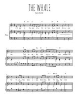 Téléchargez la partition de The Whale en PDF pour Chant et piano