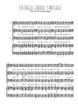Téléchargez l'arrangement de la partition de Gabriel's message en PDF pour trois voix mixtes et piano