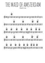 Téléchargez la partition de la musique chant-de-marin-the-maid-of-amsterdam en PDF, pour violon