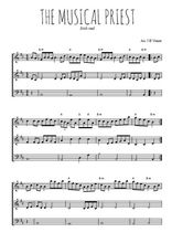 Téléchargez l'arrangement de la partition de The musical priest en PDF à trois voix
