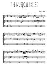 Téléchargez l'arrangement de la partition de The musical priest en PDF à trois voix