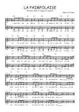 Téléchargez l'arrangement de la partition de Eugene-Feautrier-Theodore-Botrel-La-Paimpolaise en PDF à deux voix